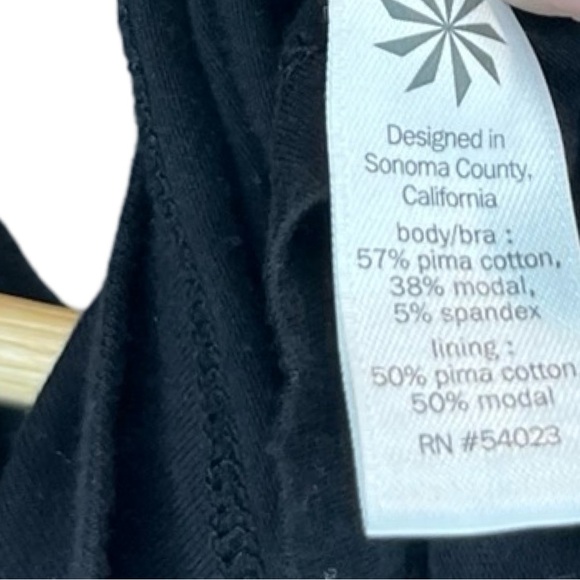 ATHLETA Black Sleeveless Ruched Racerback Bodycon Dress - Picture 5 of 5